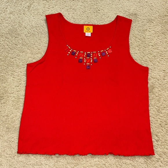 ❤️Ruby Rd Embellished Top❤️ - Picture 7 of 8